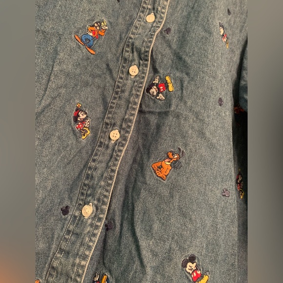 Mickey Mouse Button Up - Picture 3 of 7